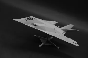 Modelo para impresión 3D: F117夜鹰 — vista de referencia 2