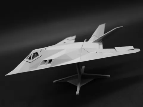 Modelo para impresión 3D: F117夜鹰 — referencia de MakerWorld