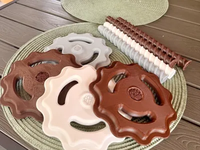 Attachment for children's stacking toy