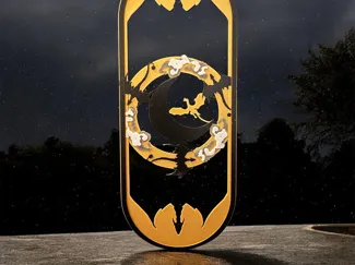 Fourth Wing Dragon Moon Bookmark