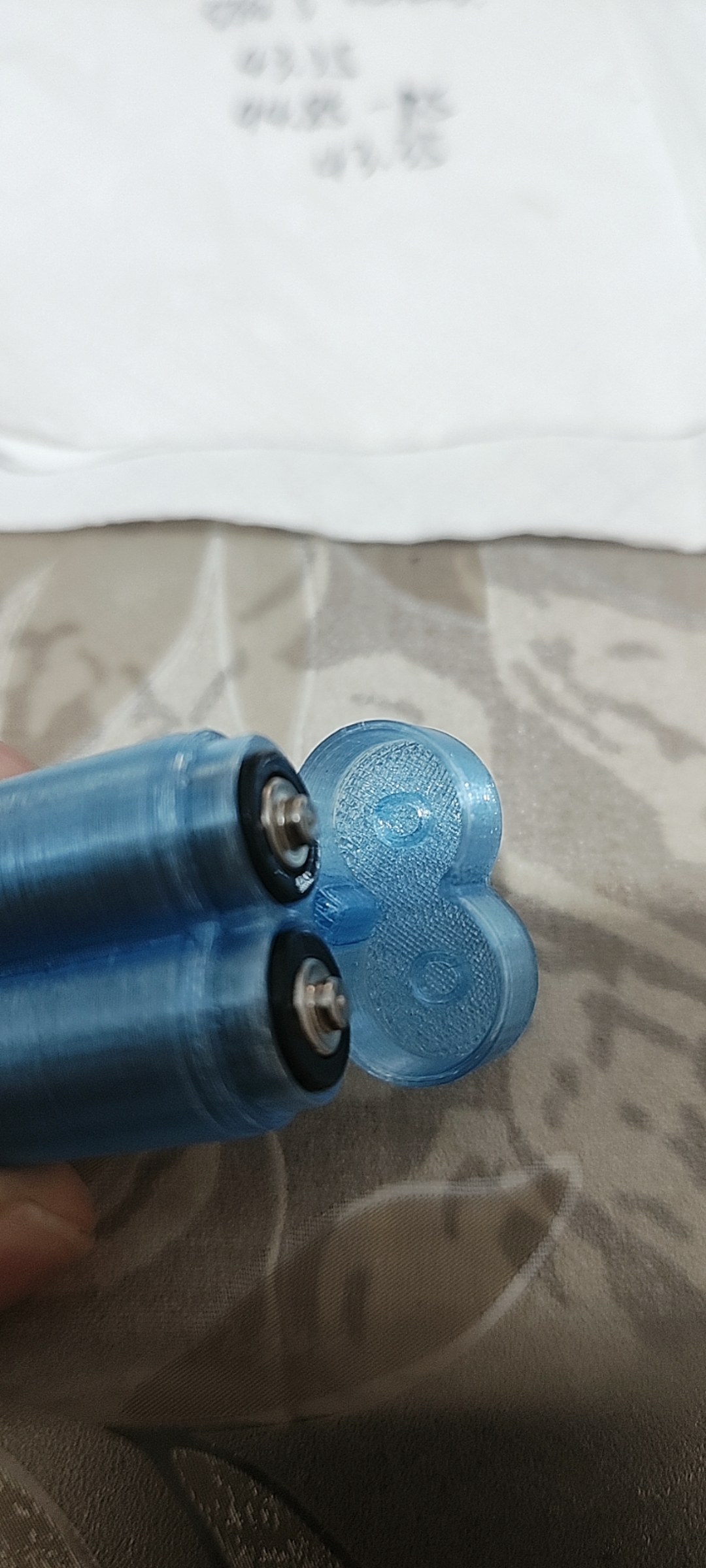 Miniatura 2 do modelo 3D 双节7号电池收纳盒升级版，带自锁严丝合缝
