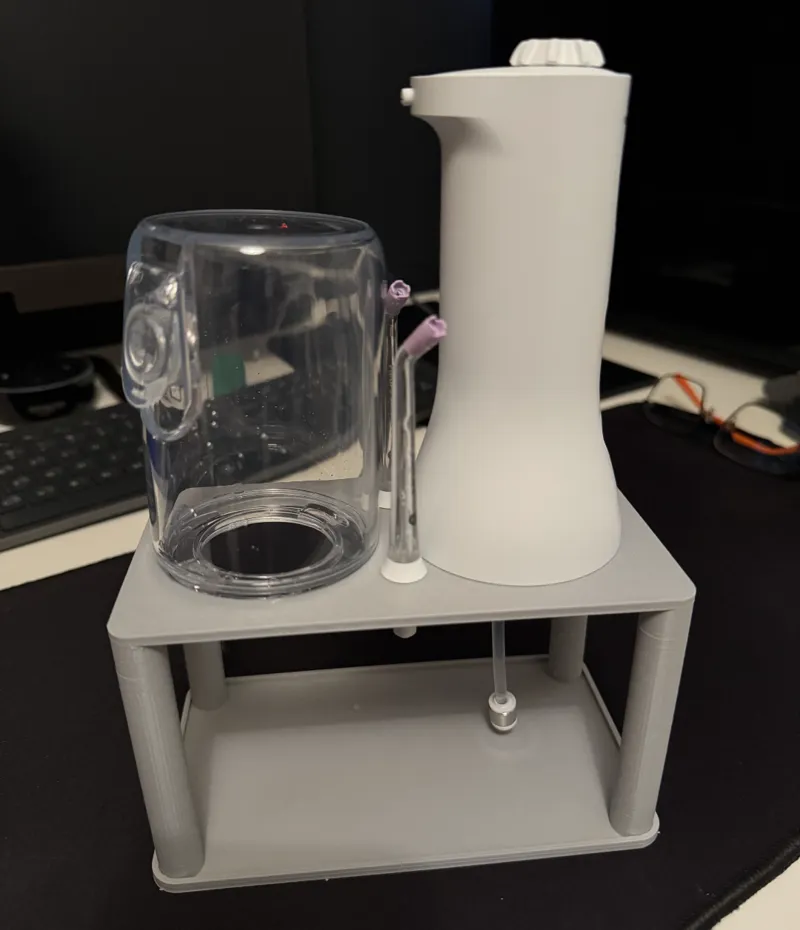 Drying stand and storage for water flosser