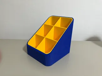 Modular Desk Organizer STL (2-Piece, Perfect Fit)