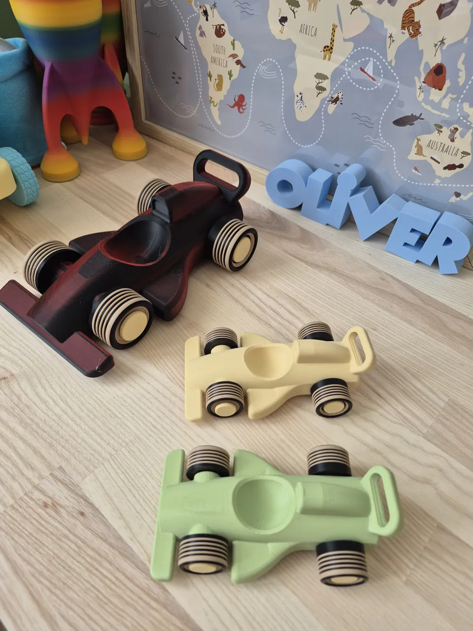 Toy Formula Cars – Easy Print view 4