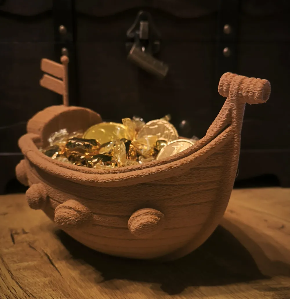 Candy Dish Ship - Free 3D Print Model - MakerWorld