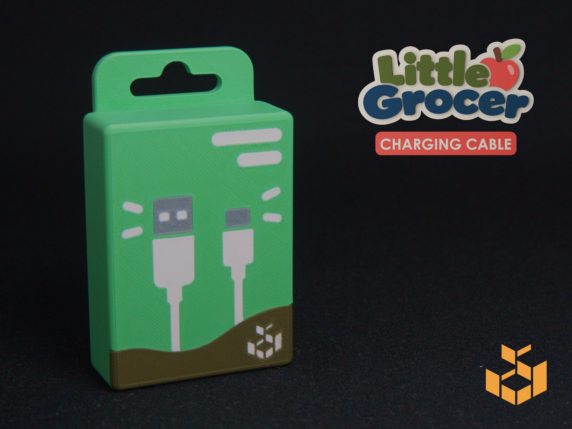 Little Grocer | Charging Cable | Playset Expansion 3D model