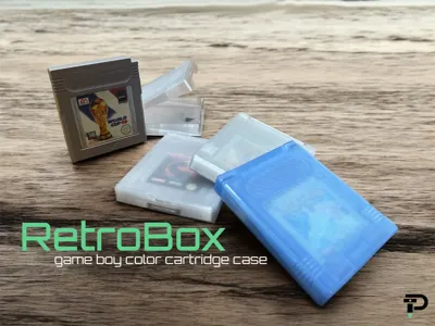RetroBox - game boy color cartridge case
