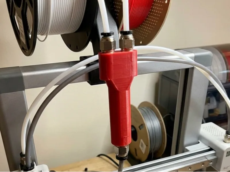 2-in-1 PTFE Y-Splitter Adapter