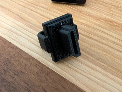 HDMI plug with Thunderbolt cable support