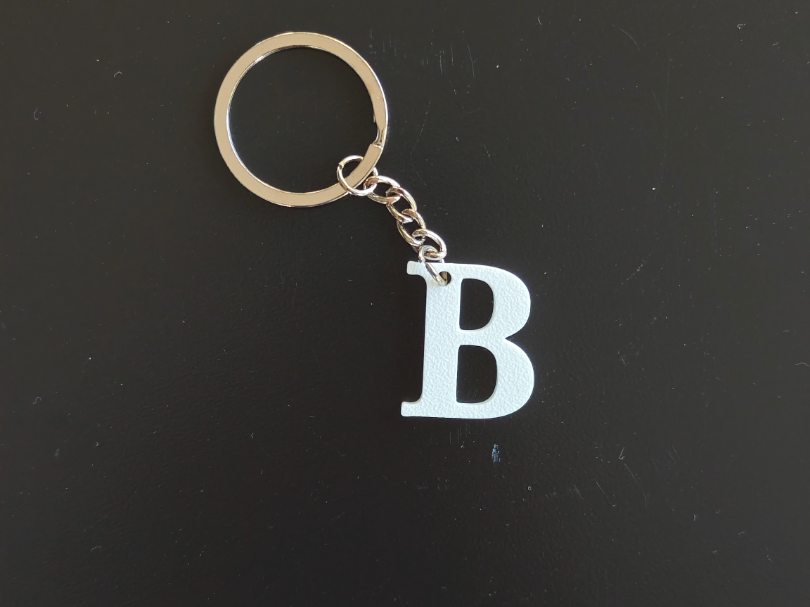 B keychain