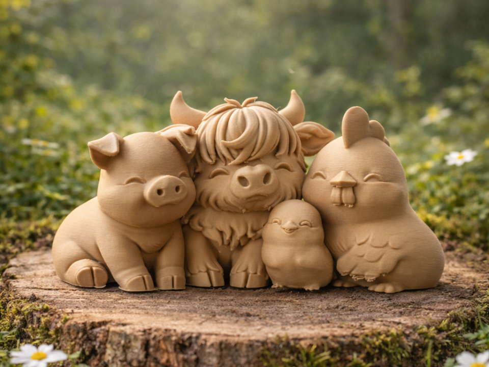 Cuddle Cozy Farm Friends - Cozy Animal Collection