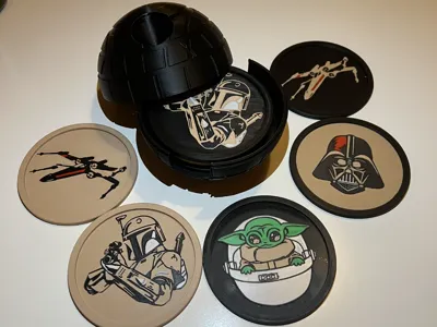 Star wars Coaster & Death star holder