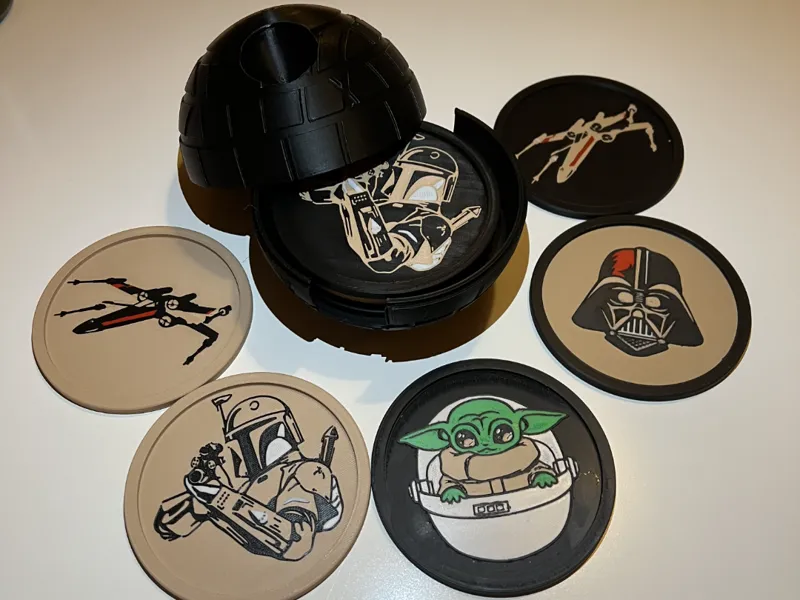Star wars Coaster & Death star holder