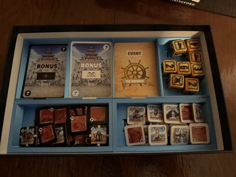 One Piece Marineford Board Game Organizer