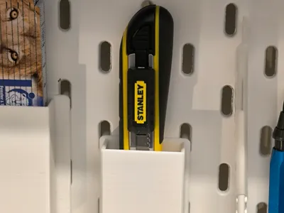 Skadis holder Stanley utility knife