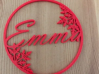 Personalized Christmas Bauble "Emma"