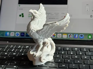 中国上古四兽朱雀模型