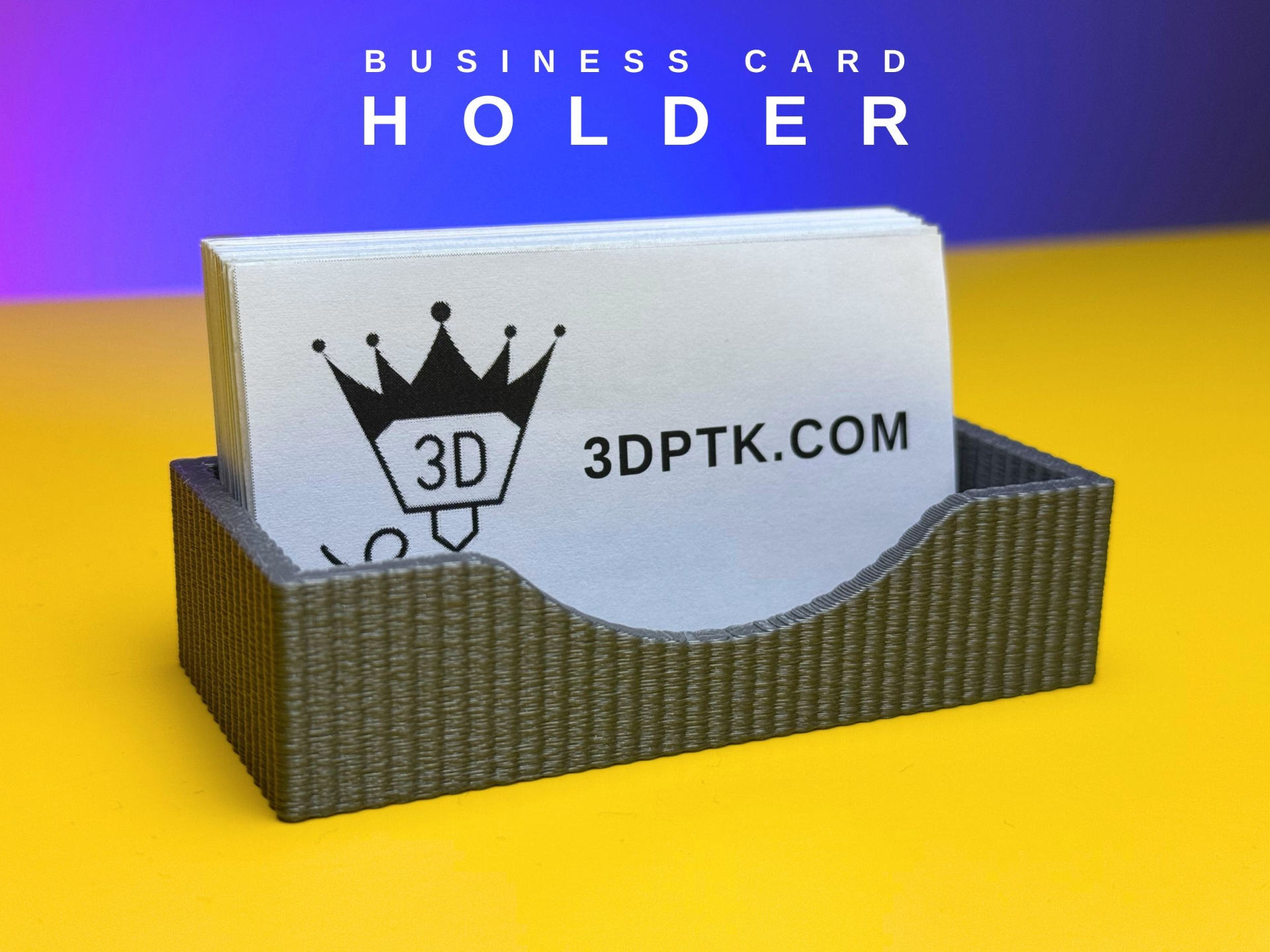 BUSINESS CARD HOLDER CIRCLES