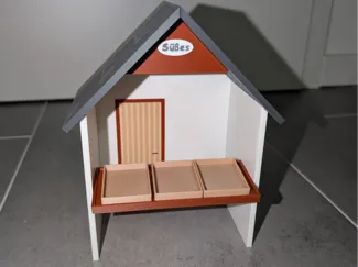 Marktstand für Weihnachts Wichtel 1:16