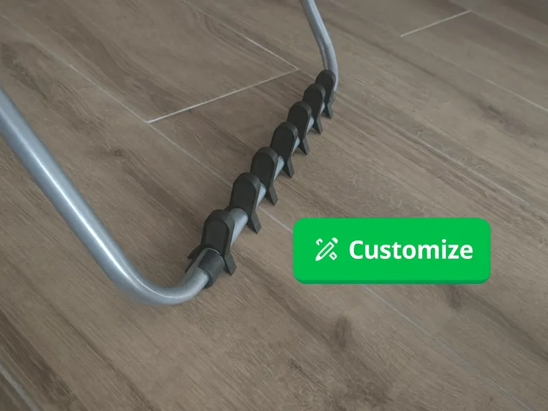 Parametric Laundry Rack Stopper
