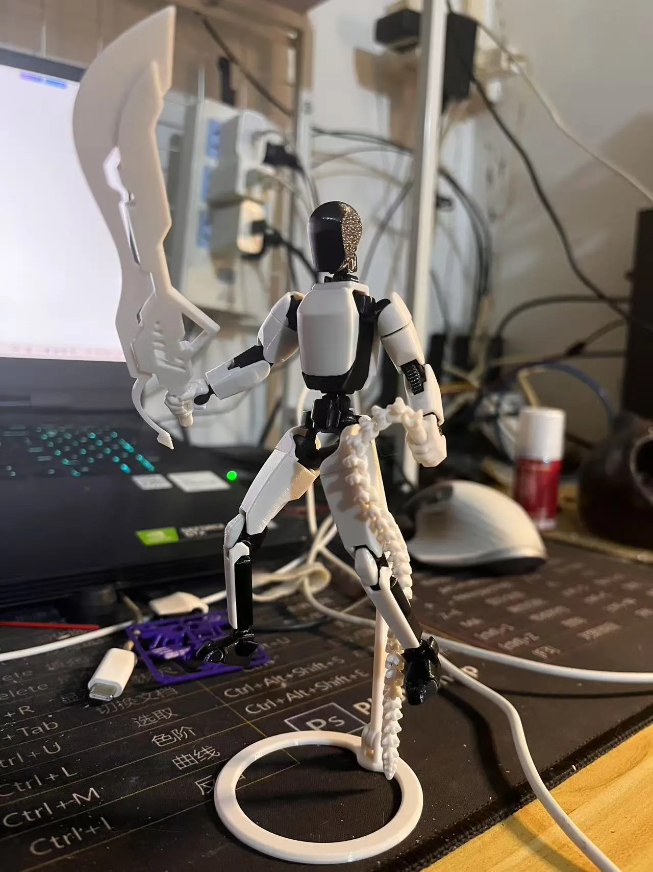 关节可动特斯拉机器人擎天柱无需支撑 Tesla Robot Optimus dummy 13 view 2
