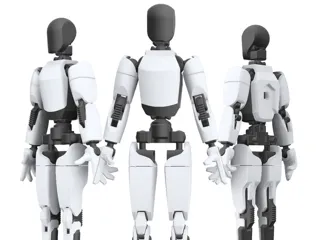 关节可动特斯拉机器人擎天柱无需支撑 Tesla Robot Optimus dummy 13