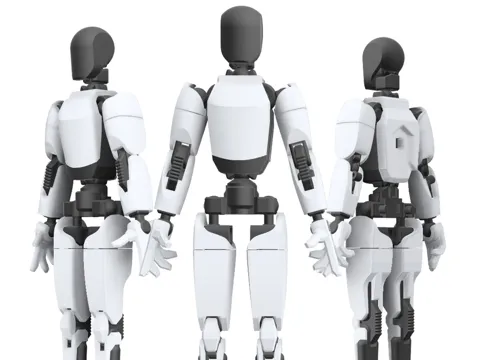 关节可动特斯拉机器人擎天柱无需支撑 Tesla Robot Optimus dummy 13