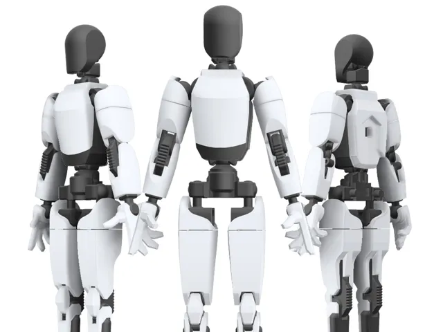 关节可动特斯拉机器人擎天柱无需支撑 Tesla Robot Optimus dummy 13