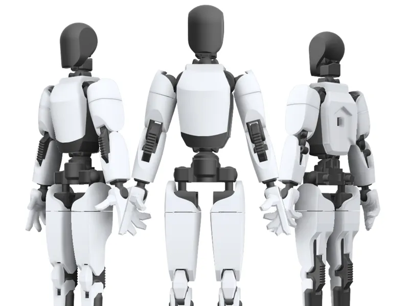 关节可动特斯拉机器人擎天柱无需支撑 Tesla Robot Optimus dummy 13