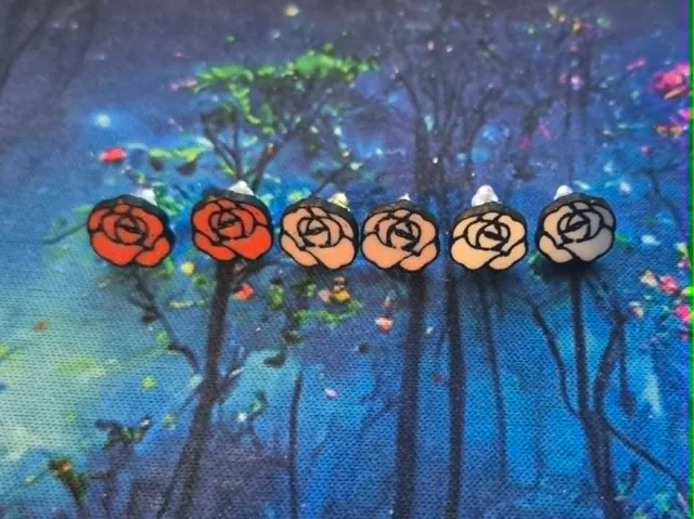 Rose Stud Earrings