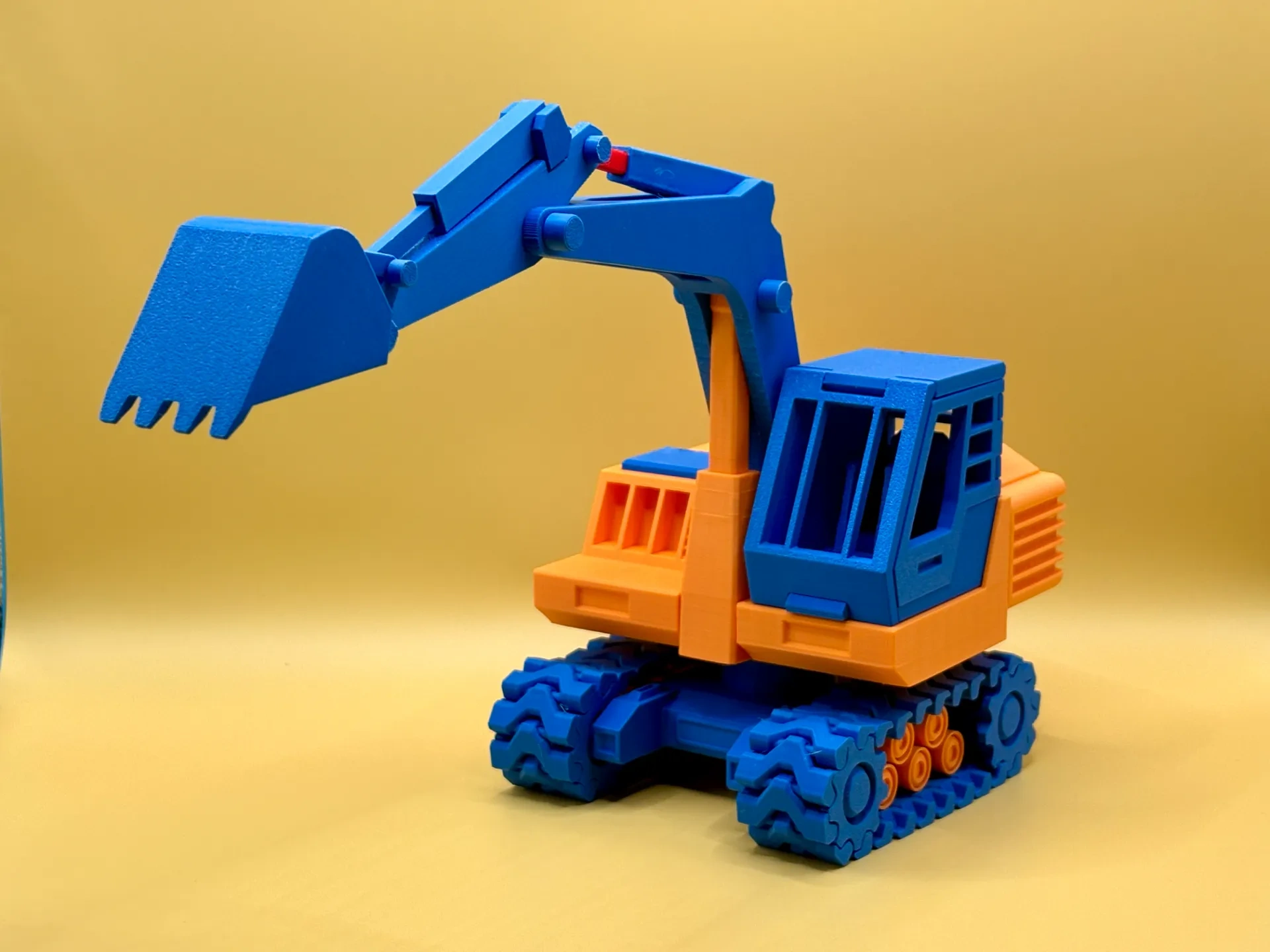 Miniatura 4 do modelo 3D 趣味拼装挖掘机