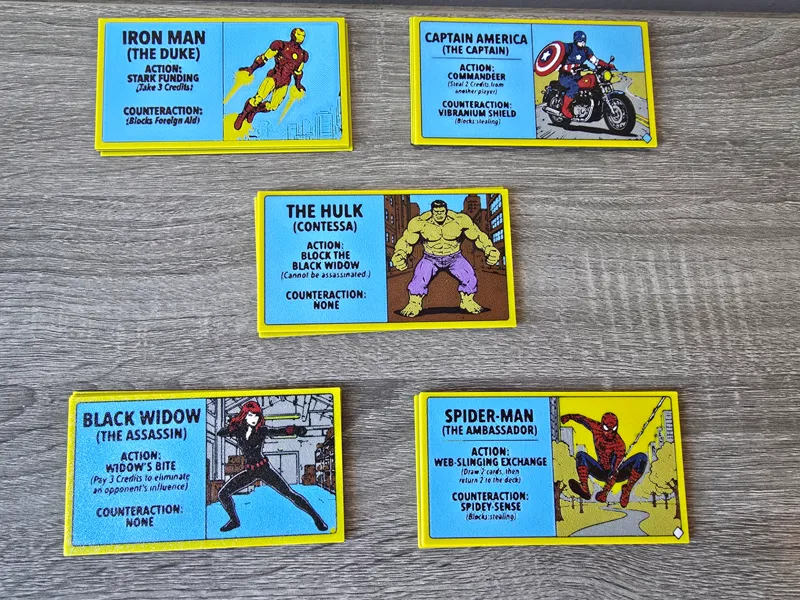 Marvel Civil War Coup - Card Game