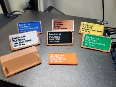 Filament Swatches, Stand and Clip for SVFS