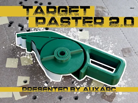Letrero o emblema decorativo: IPSC Target Paster 2.0 — referencia de MakerWorld