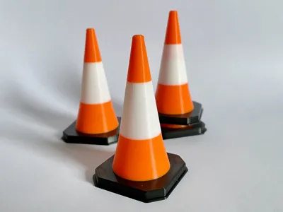 UK Traffic Cone 1:10