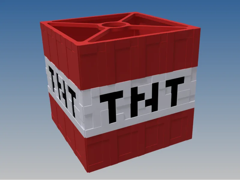 Lampe / abat-jour Minecraft – TNT