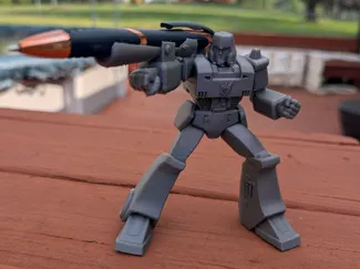 Standing Megatron Pen Holder