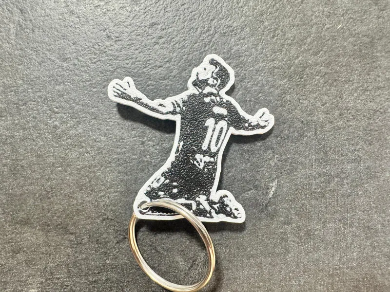 Lionel Messi Celebration Keychain #10