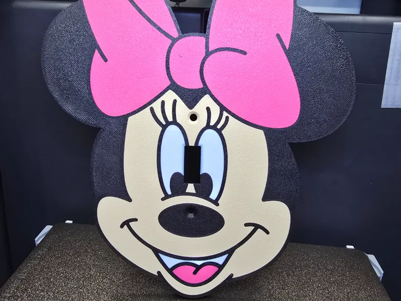 Minnie Mouse light switch cover