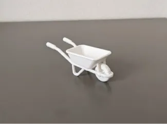Mini Wheelbarrow Garden Figurine