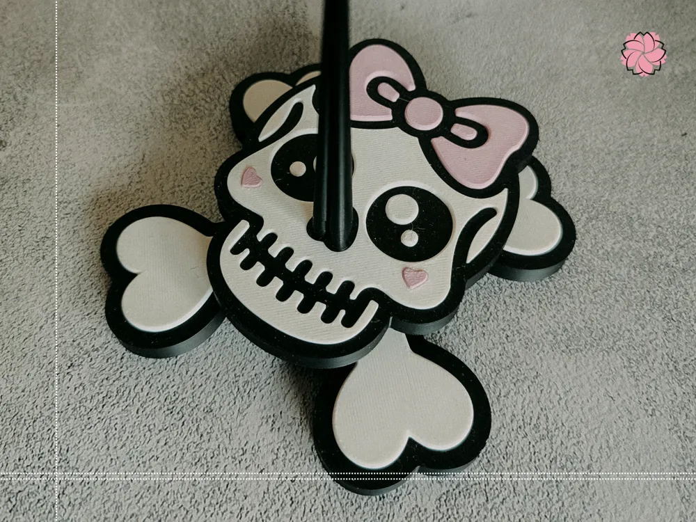 Halloween Skull Yarn Spinner - Free 3D Print Model - MakerWorld