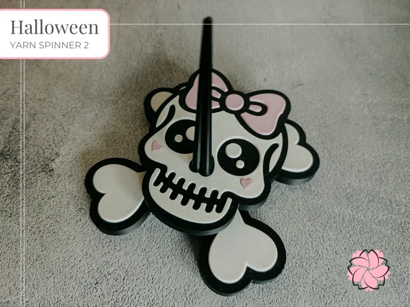 Halloween Skull Yarn Spinner