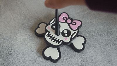 Halloween Skull Yarn Spinner - Free 3D Print Model - MakerWorld