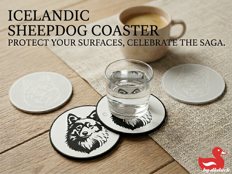 Coaster - Icelandic Sheepdog