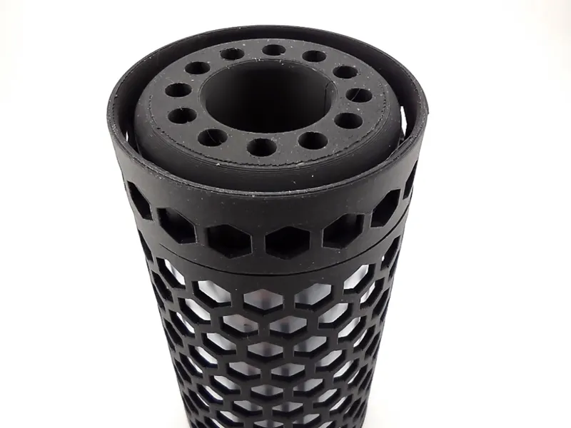 Airsoft Stubby Mesh Can Suppressor