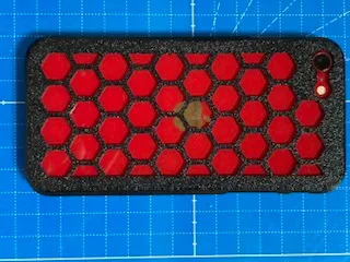 iPhone SE2 Phone Case TPU hexagonal_plane_filling