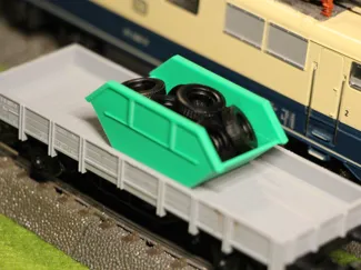 1:87 Skip/Waste Dumpster (Big Dumpster)