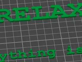 relax sign