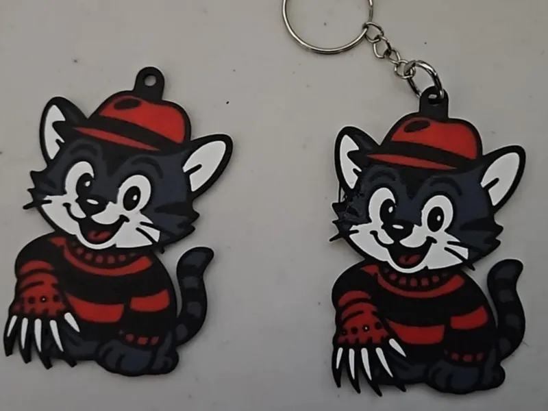 Cute Cat wearing Freddy Krueger outfit