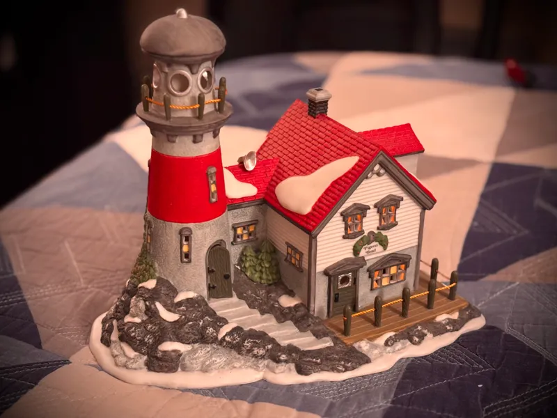 Christmas Village Lighthouse